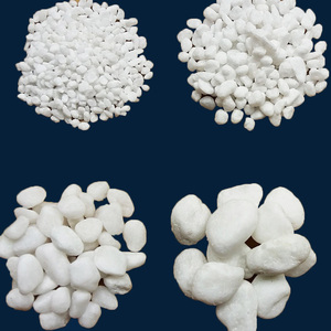 CREAM WHITE TUMBLED PEBBLE <b>STONES</b> FROM VIETNAM NATURAL & POLISHED FOR LUXURY VILLA DESIGN - Product Image 2