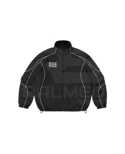 Survêtement coupe-vent 2025 100% nylon Pantalon et veste zippée Logo DTF Imperméable Lignes réfléchissantes Survêtement coupe-vent - Product Image 2