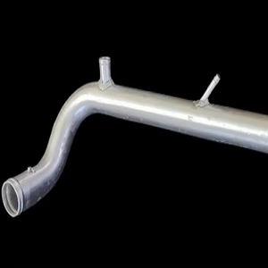 Kit de tuyau de descente de 5 pouces en acier inoxydable usiné CNC pour Ford Powerstroke avec filtre à particules arrière (DPF) - Product Image 1