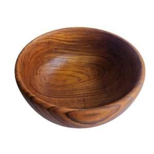 Cuencos de madera hechos a mano eco amigable para el hogar comedor y restaurante Cuencos de cena de madera natural perfectos para restaurante de hotel de lujo - Product Image 6