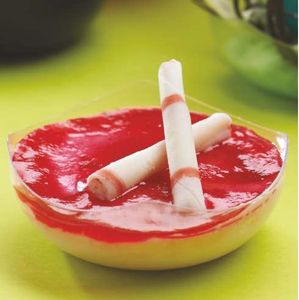 Assiette à gâteau de pâtisserie de forme unie lisse claire plastique polystyrène jetable capacité 125ml tasse de crème glacée de jus moderne pour magasin - Product Image 6