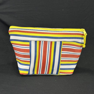 Cierre de cremallera reutilizable tejido de nailon Bolsas de rayas ecológicas Opciones a granel de supermercado personalizables - Product Image 6