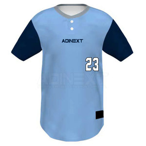 Vente directe d'usine, maillot de baseball de sport, vêtements d'entraînement, taille plus, confortable, respirant, séchage rapide, 100% polyester - Product Image 4