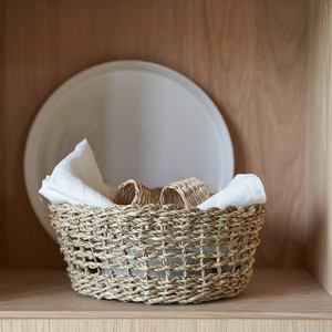 NOUVEAU PRODUIT! Tienphong vente en gros 2025 tissé à la main Adilar rond tissé jonc de mer panier à pain pour le stockage du pain - Product Image 3