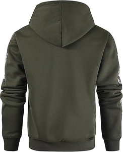 Sweat-shirts à capuche pour hommes de haute qualité, streetwear unisexe, pull-over, vente en gros, sweats-shirts personnalisés, broderie de logo, sweats-shirts vierges pour hommes - Product Image 2