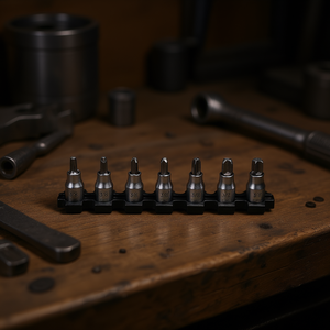 <b>Set</b> of 7 3/8'' TORX Socket Bits for Efficient Fastening Durable Product for Tool Use - Product Image 2