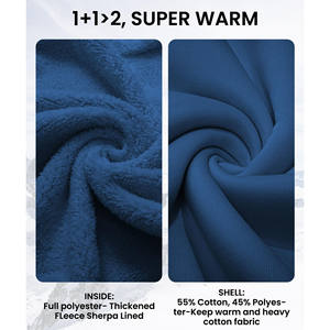 Sweat-shirts à capuche unisexes personnalisés avec broderie, impression par transfert par sublimation, sweat-shirts d'hiver, impression de logo pour hommes - Product Image 3