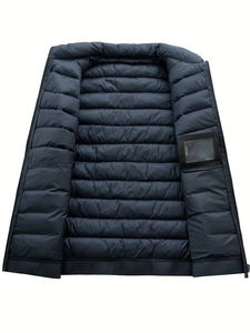 High Street Style Customize Winter Waterproof Windproof <b>Quilted</b> <b>Hoodie</b> for Women Unisex Loose Fit Front Logo Sheep Skin Printed - Product Image 5