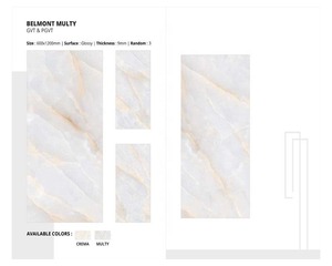 60x120mm Subway Glazed Ceramic <b>Tile</b> Rectified Simple Design Carrara Marble Look Polished Porcelain <b>Tiles</b> - Product Image 2
