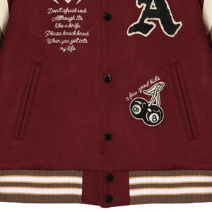 Chaquetas Varsity Nuevo Estilo Cuello Alto Todas las Tallas Colores Lana de Alta Calidad Antibacterianas para Hombre y Mujer - Product Image 6