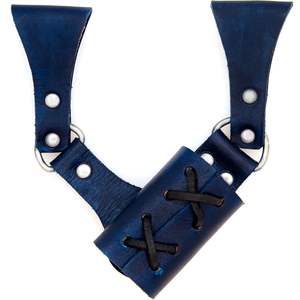 100% grenouille épée en cuir de renaissance gaucher faite à la main de couleur bleue en cuir véritable meilleure vente grenouille épée médiévale - Product Image 1