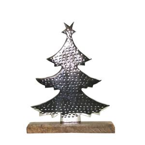 Attractive Design Tabletop <b>Christmas</b> <b>Tree</b> On <b>Wood</b> Base Handmade Antique Brown Finish Decor Sculpture For Indoor Home Decoration - Product Image 4