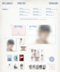 YEONJUN PART 02 2º Mini Álbum [THEME 2 Ver.]. Set de Fotolibro y CD con Fototarjeta, Postal, Póster y Pegatina - K-POP Corea - Product Image 2