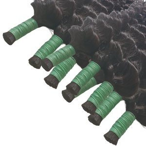 Vendeur en gros de cheveux indonésiens, cheveux vierges humains Remy en vrac, 100% naturels, bouclés ou lisses - Product Image 2