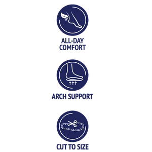 แผ่นรองในรองเท้านุ่มสบายเสริมแรงสำหรับผู้ใช้ที่มีน้ำหนักเกินเพิ่มความมั่นคงในการลดแรงกดในการทำงานทุกวัน - Product Image 3