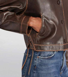 Hot Sale Women <b>Sheep</b> <b>Skin</b> <b>Jacket</b> Solid Color Long Sleeve Autumn/Winter Waterproof Windproof Breathable Comfortable Wear Nylon - Product Image 3