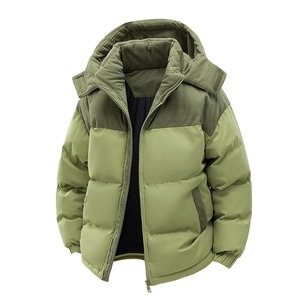 Nouvelle arrivée, manteau d'hiver imperméable à manches longues de style doudoune en toile à capuche, unisexe - Product Image 3