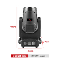 Mini projecteur Beam B300R Sharpy 350W DMX avec effet arc-en-ciel pour DJ, événements et scène - Cabeza Movil Beam Moving Head Light