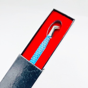 แหนบปลายไฟเบอร์สำหรับขนตาแบบกลมแหนบสำหรับขนตาอุปกรณ์ขนตาเพื่อความยั่งยืนเคลือบกระดาษตามสั่ง - Product Image 1