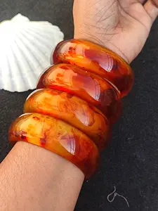 กำไลทำมือสำหรับชุดที่ทันสมัยและคลาสสิกทำด้วยมือกำไลเรซิ่นสีสันสดใสสำหรับสวมใส่ทุกวันและเป็นของขวัญ - Product Image 4