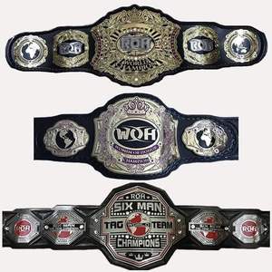 Cinturones de campeonato personalizados de calidad para Jiu-Jitsu y MMA Cinturones DE LUCHA personalizados de alta calidad hechos a mano - Product Image 1