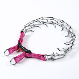 <span class=keywords><strong>Collar</strong></span> de estrangulador de cadena de acero y metal ajustable para entrenamiento de perros - Product Image 2