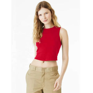 เสื้อยืดครอปแขนยาวสำหรับผู้หญิงเสื้อครอปแขนยาวสีล้วนแบบใหม่มีสไตล์ - Product Image 6