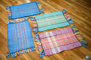 Set de table tissé Chindi 40 x 60 cm, vaisselle écologique, tapis de table pour la vente en gros, décoration intérieure, exportation en vrac - Product Image 6