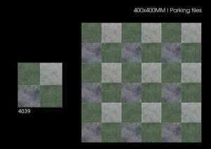 Dalles de sol extérieures robustes 40x40cm 400x400mm en céramique mate pour allées, jardins et espaces ouverts - Product Image 3