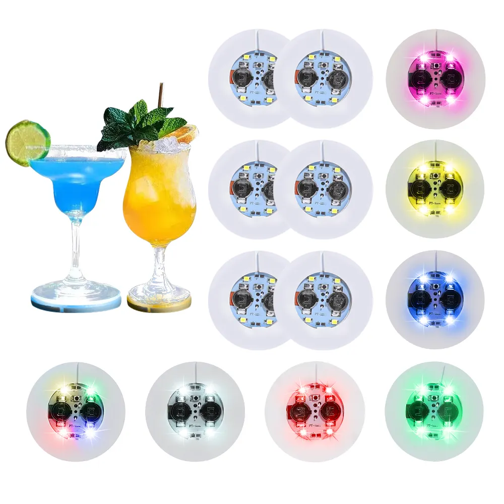 Luces de servicio de botellas, decoración de botellas de licor, suministros para fiestas de Club nocturno, pequeñas pegatinas de vino iluminadas, luces para botellas