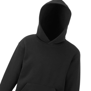 <b>Black</b> Pullover <b>Hoodie</b> <b>Men</b> Cotton Fleece Hooded Sweatshirt <b>Plain</b> Solid Casual Winter Wear Street Style Fashion Wholesale Supplier - Product Image 3
