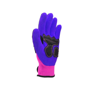 Nitrile Coated Anti Slip Professional Impact Resistant High Visibility Heavy Duty Fingertips Smooth Textured Safety Gloves - Product Image 2