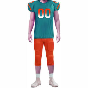 OEM High Quality American Football Jersey Custom Private Logo New Design Comfortable Short Sleeve Plus Size Breathable - Product Image 4