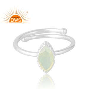 แหวนพลอยโอปอลจากเอธิโอเปียนธรรมชาติทำจากเงินสเตอร์ลิง925เหมาะสำหรับเป็นของขวัญสำหรับผู้หญิง - Product Image 3