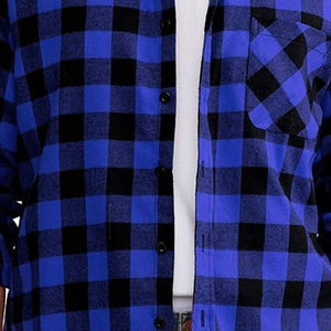 Camisa de Vestir de Franela 100% Algodón para Hombre, Transpirable, Ecológica, Cuello Clásico, Manga Larga, Estilo Urbano, Venta al Por Mayor Personalizada - Product Image 3