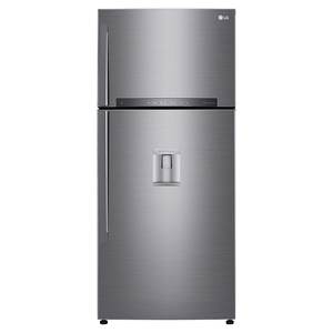 Refrigerador con congelador de doble puerta NatureFresh GTF744PZPED E-Class, Total No Frost, color plata platino (78x73x180cm), diseño de puerta francesa - Product Image 1