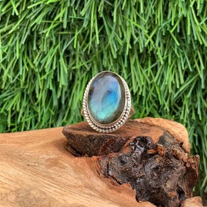Beautiful Quartz 925 Sterling Silver Vintage Engagement <b>Ring</b> <b>Dainty</b> Boho Style Jewelry - Product Image 3