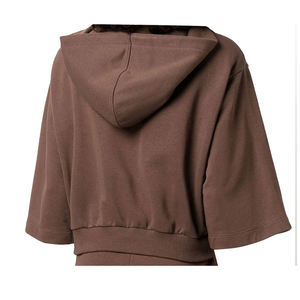 Vêtements décontractés pour femmes, haut court oversize, chemise, produit de haute qualité, meilleure vente en gros 100% coton, haut court pour femmes - Product Image 3