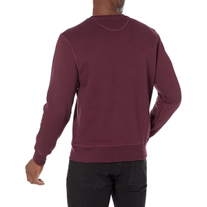 Sudadera de Jersey de color liso para hombre, con mangas largas y opciones de impresión personalizadas para comercio global, fabricada en Bangladesh - Product Image 3
