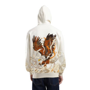 เสื้อฮู้ดผู้ชายสำหรับฤดูหนาว ผ้าฝ้าย 100% ออกแบบโลโก้ด้านหน้าได้ตามต้องการ ระบายอากาศได้ดี แห้งเร็ว - Product Image 3