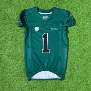 2024 ensembles de vêtements de football américain personnalisés uniformes de sublimation élégants avec des maillots personnalisés de broderie entièrement personnalisables - Product Image 1