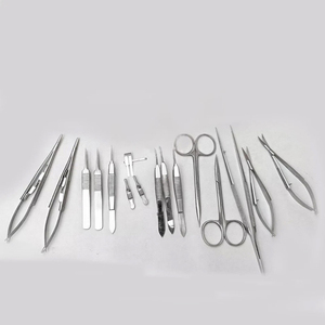 Kit d'instruments de chirurgie micro main de marque pince microvasculaire kit de suture chirurgicale 17 pièces - Product Image 2