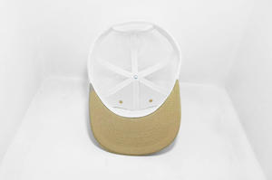 Wholesale 6-Panel Structured Trucker <b>Hats</b> Custom Woven Patch Logo High Quality Adjustable Closure <b>Caps</b> ODM/OEM Vietnam Headwear - Product Image 4