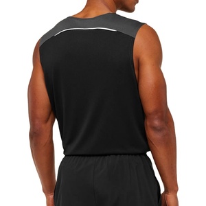 เสื้อกล้ามออกกำลังกายทรงหลวม ยืดได้สี่ทิศทาง เหมาะสำหรับฤดูร้อน ผ้าริบเนื้อผ้าโพลีเอสเตอร์ คอกลม ไซส์ใหญ่ สำหรับเล่นกีฬา - Product Image 3