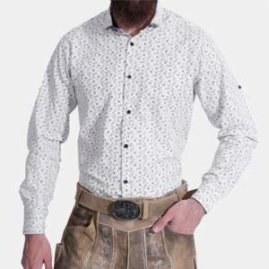 Auténticos pantalones cortos de cuero bávaro Lederhosen tradicional con bordado para Oktoberfest y festivales - Product Image 4