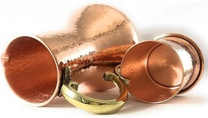 Meilleure vente de cruche d'eau en cuivre martelé avec poignée pour la maison, l'hôtel, le restaurant et la décoration de mariage - Product Image 3