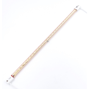 Vsec 2000W Ống thạch anh nóng với lớp phủ vàng <span class=keywords><strong>IR</strong></span> Emitter giữa sóng Halogen đèn cho phân tích Điều kiện Mới - Product Image 1