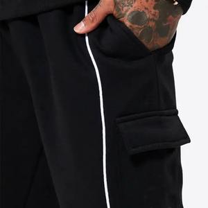 Conjunto Deportivo de Invierno para Hombre, Talla Grande, para Deportes, Entrenamiento, Trotar, Transpirable, Ecológico, Ligero, con Capucha - Product Image 4