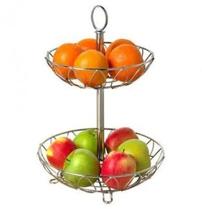 Organizador de cesta de frutas con forma de manzana de alambre de Metal de calidad personalizada para el hogar, cocina, accesorios de cocina decorativos fabricados - Product Image 4