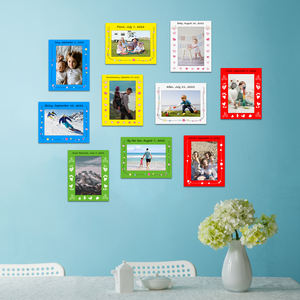 Cadre <span class=keywords><strong>photo</strong></span> amovible <span class=keywords><strong>Porte</strong></span>-<span class=keywords><strong>photo</strong></span> réutilisable Poche <span class=keywords><strong>photo</strong></span> transparente facile à appliquer sur la surface murale Affichage de la décoration de la maison - Product Image 6